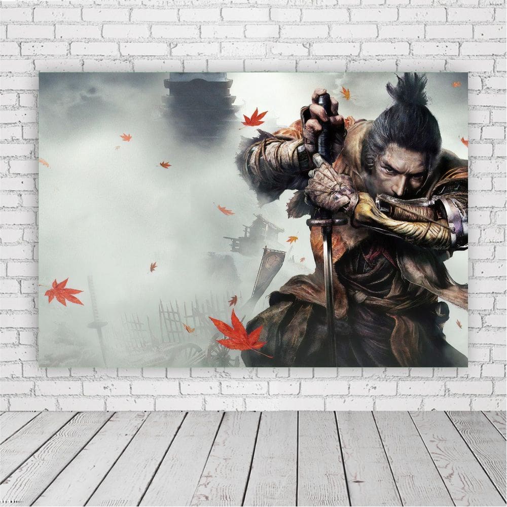 Painel Retangular Sekiro 1,5X1,0M Lona Fosca