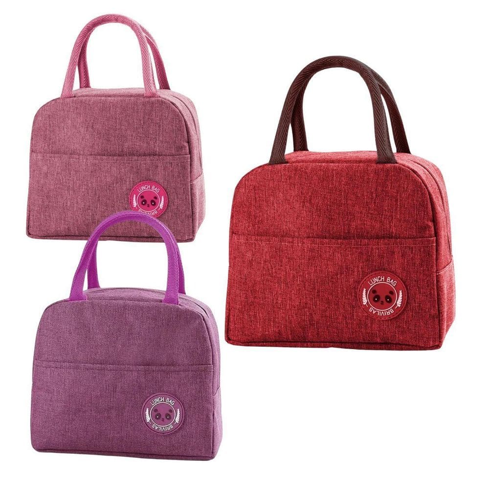 Kit 3 Bolsas Térmicas Diferentes Feminina Pequena Fitness