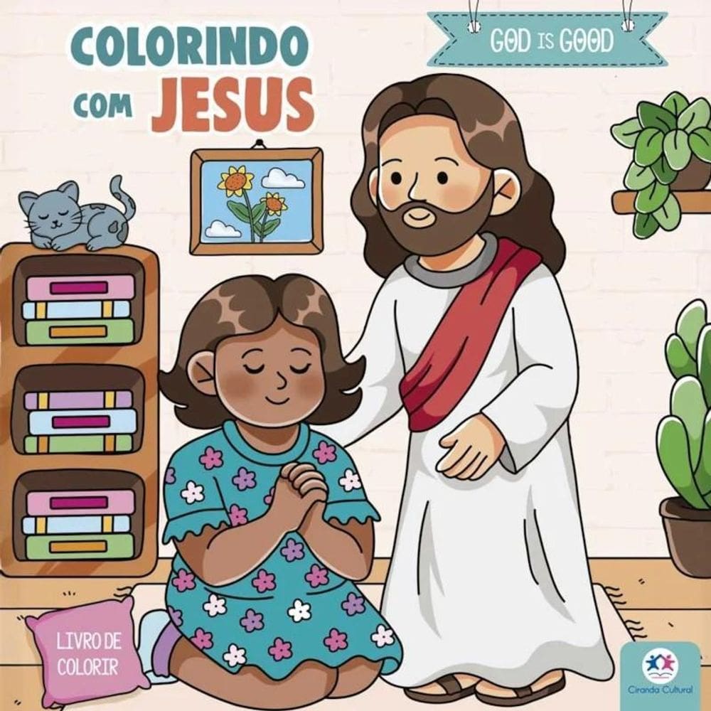 Livro De Colorir - Colorindo Com Jesus - Ciranda Cultural