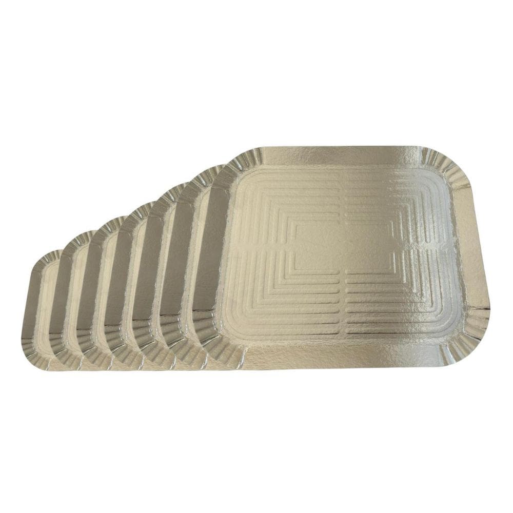 10 Bandejas Laminadas Número 4 29,5X35,5Cm Para Bolo Padaria