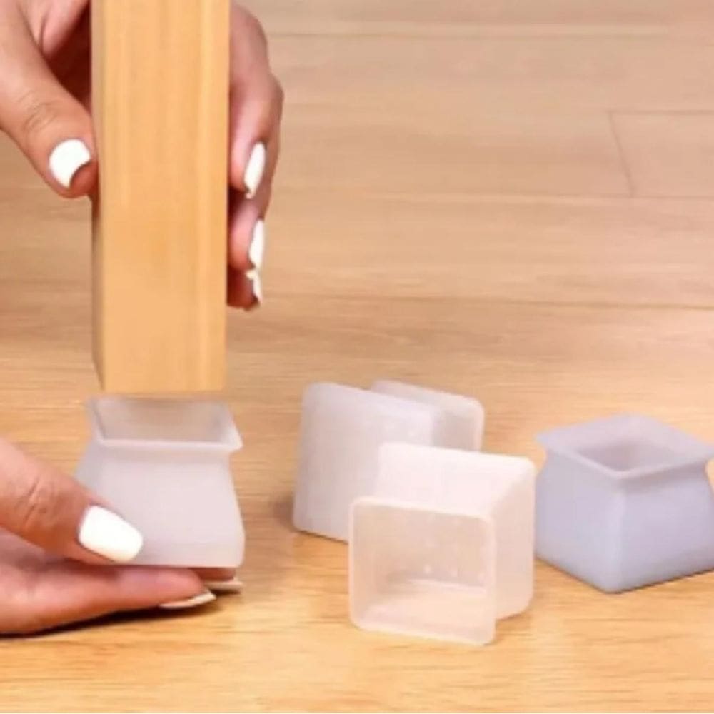 8 Acessórios Para Pés Palito Moveis Pé Quadradro 20Mm A 28Mm