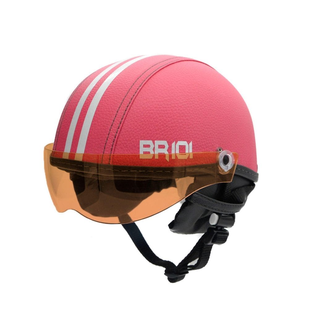 Capacete Coquinho Br 101 Rosa Vision Laranja Pp