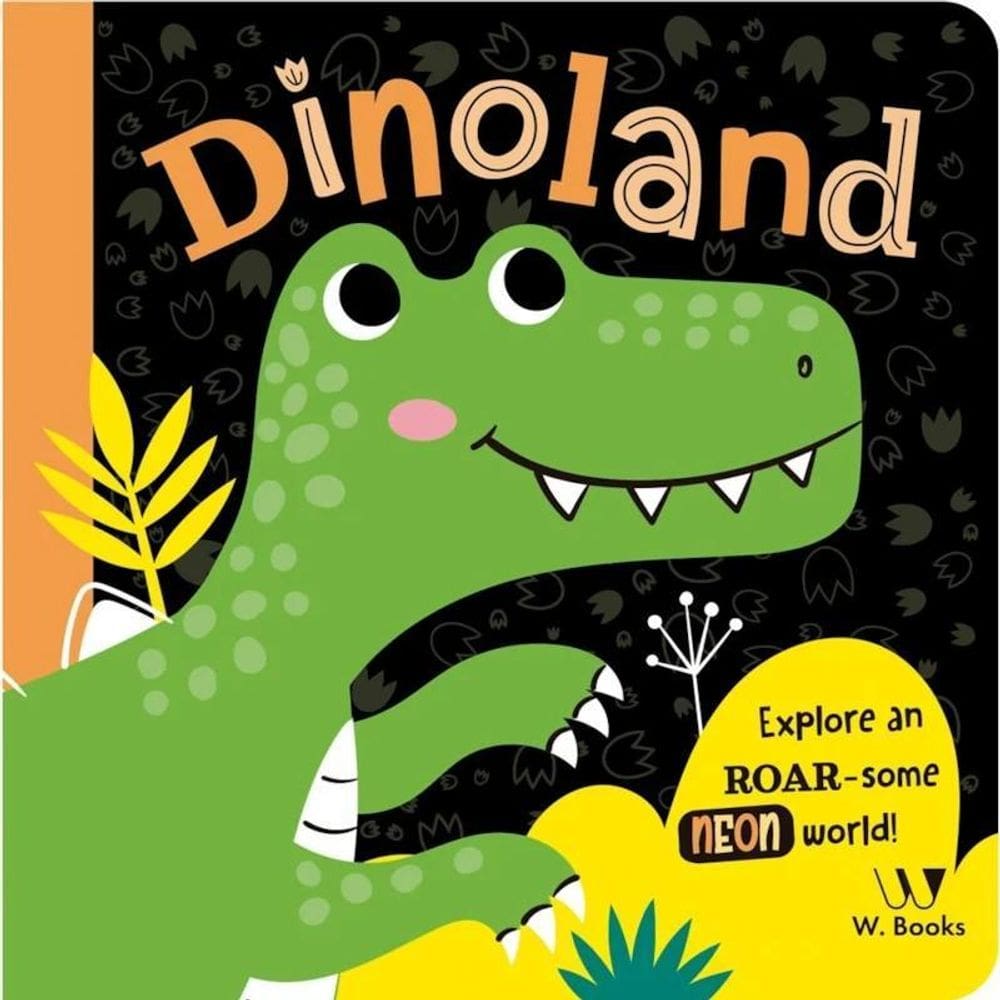 Livro Cartonado Dinoland - Em Inglês - W. Books