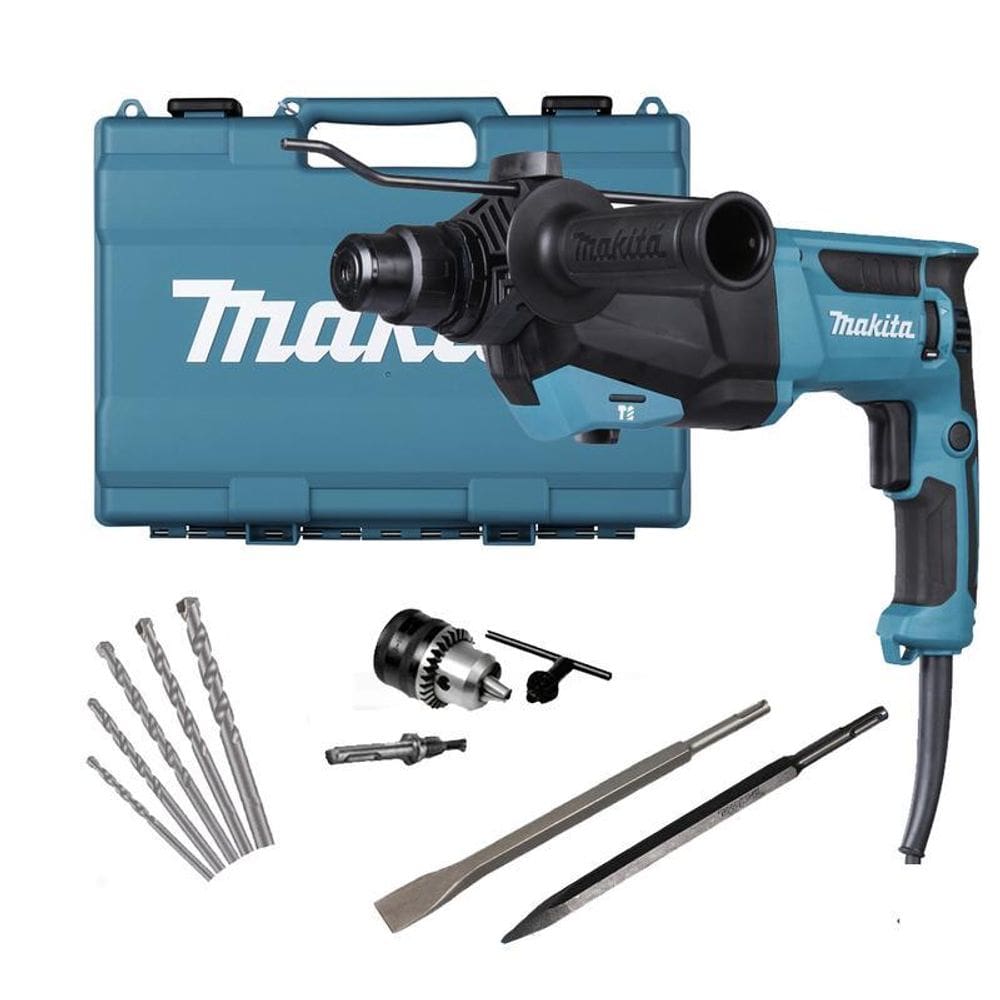 Martelete Rompedor Sds Plus Hr2670 Makita 800W + Brocas