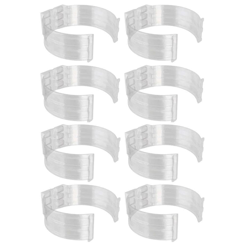 Kit 8 Abraçadeira Impacto Para Cano Tubo 75Mm 3`` Incolor