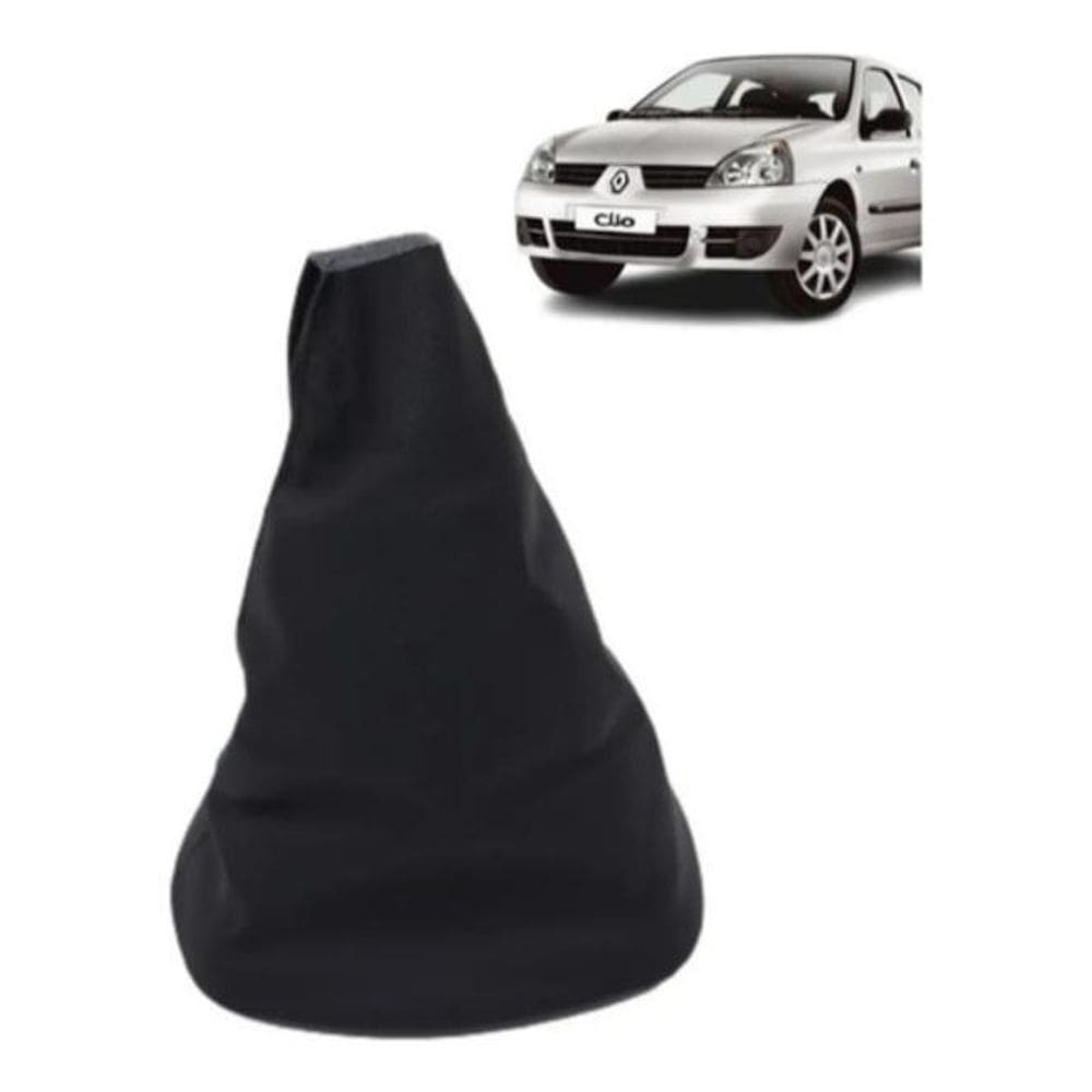 Coifa Câmbio Clio Hatch 2012 2016 Com Base Preta