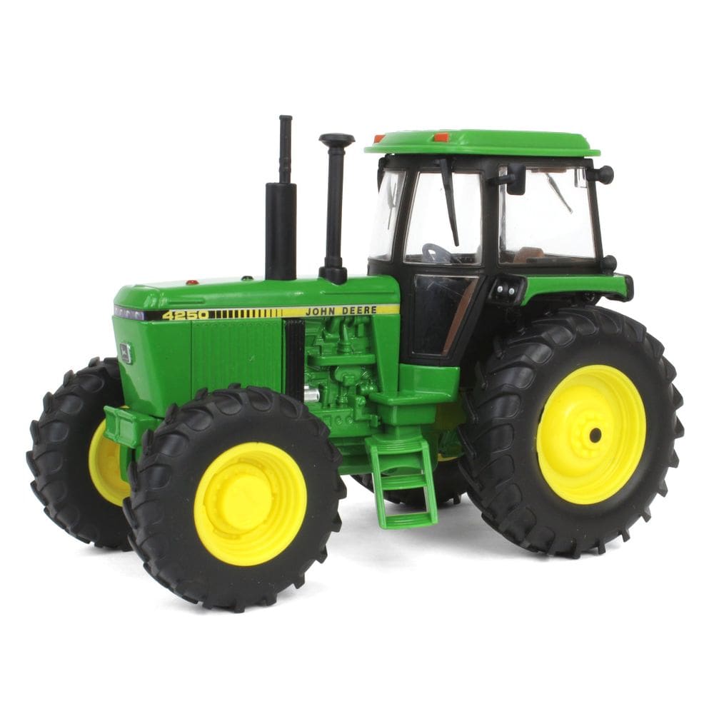 Miniatura Trator John Deere 4250 com FWA e Cabine 1:32