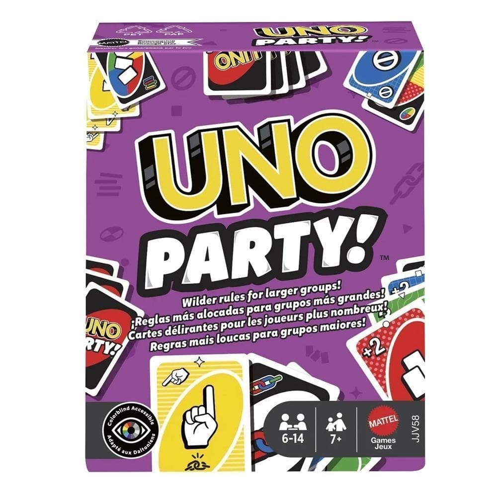 Jogo De Cartas Uno Party - Mattel