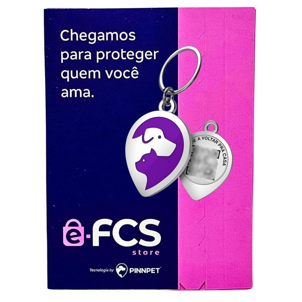 Pingente Identificação Inteligente Localizador Qrcode Pets