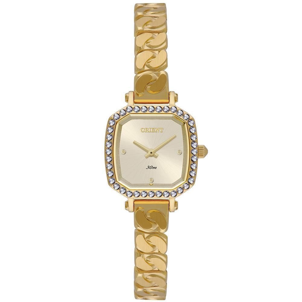 Relógio Orient Feminino Ref: Lgss0062 C1Kx Retangular