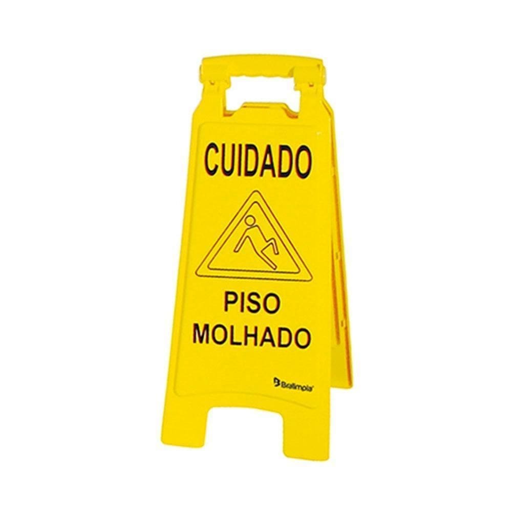 Placa Cuidado Piso Molhado Mvpl2000