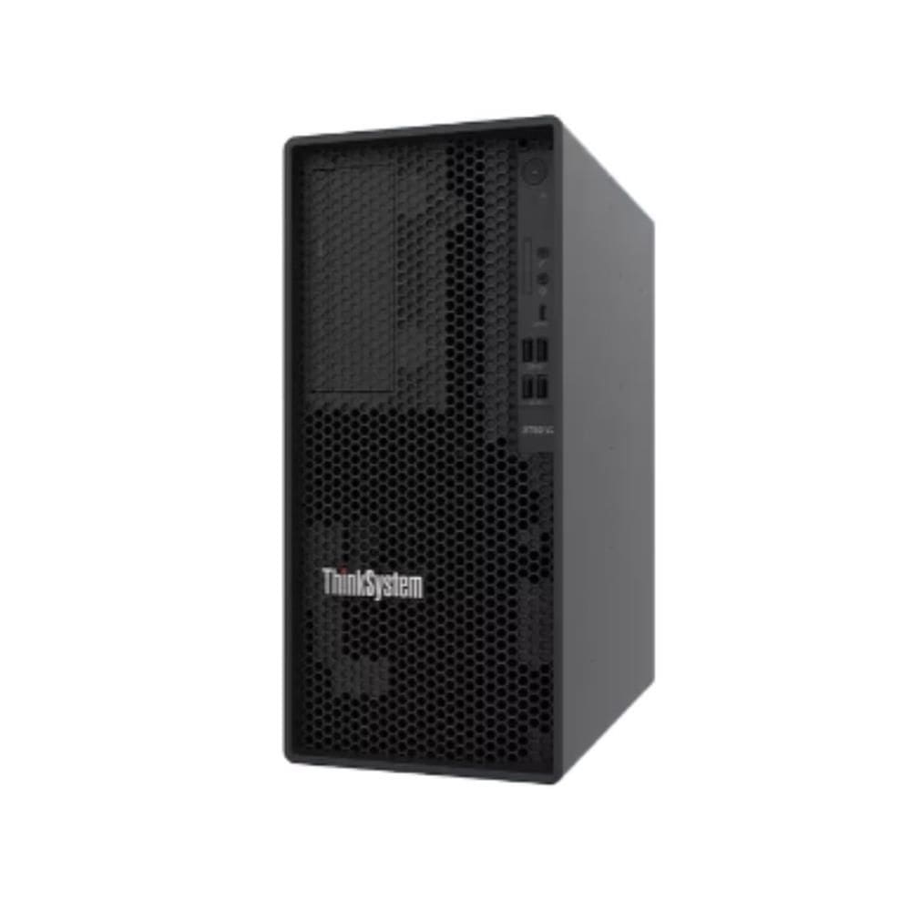Servidor Lenovo ThinkSystem ST50 V2, Intel Xeon, E-2324G, 32GB, 2 x 960GB SSD, SW RD, 1x500 W, Preto