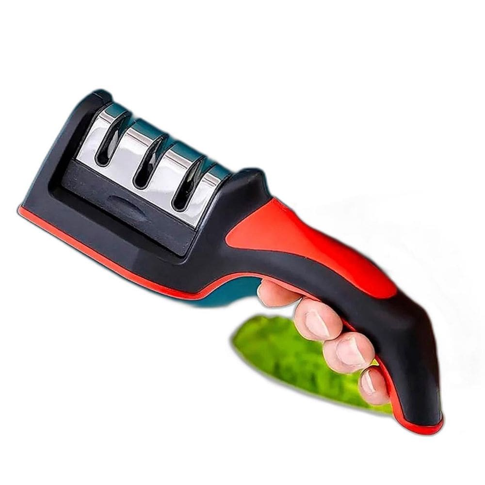 Amolador Bom Para Facas E 3 Em 1