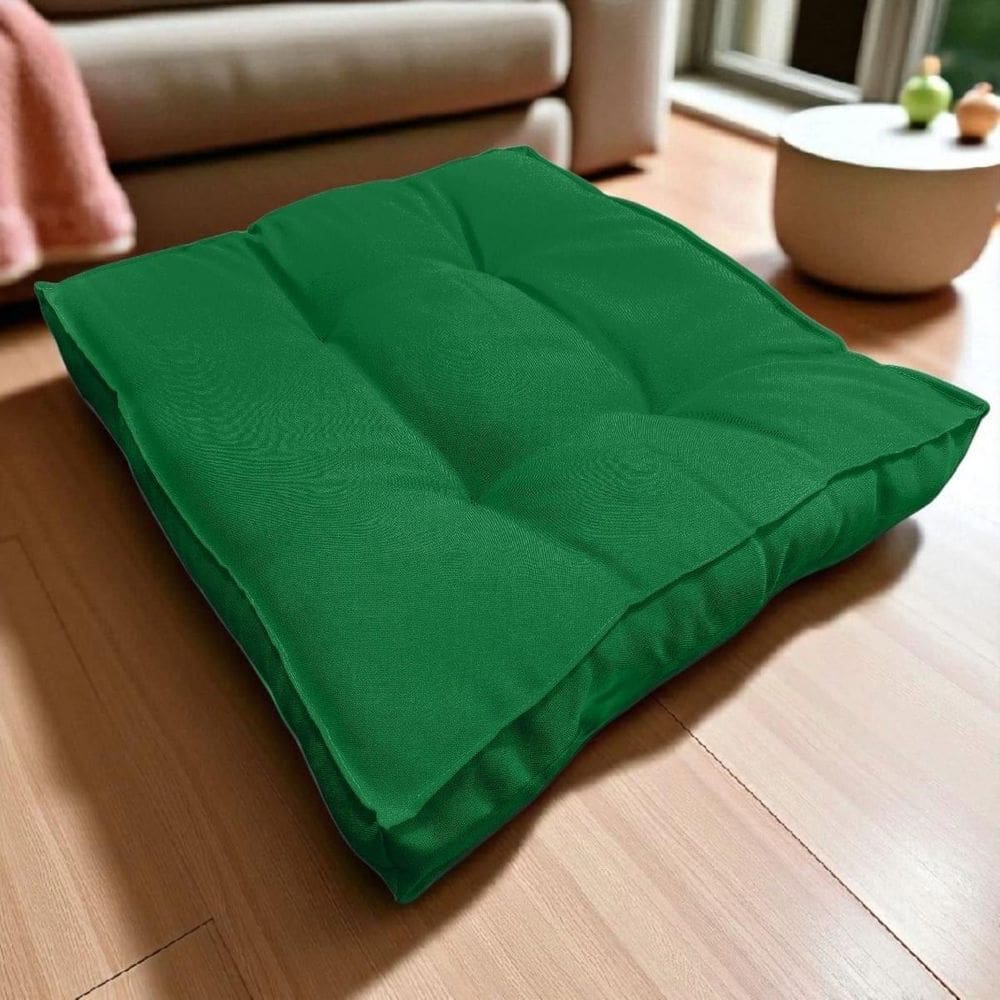 Almofada Futon Decoração 50X50 Cm Vários Modelos Verde Bande