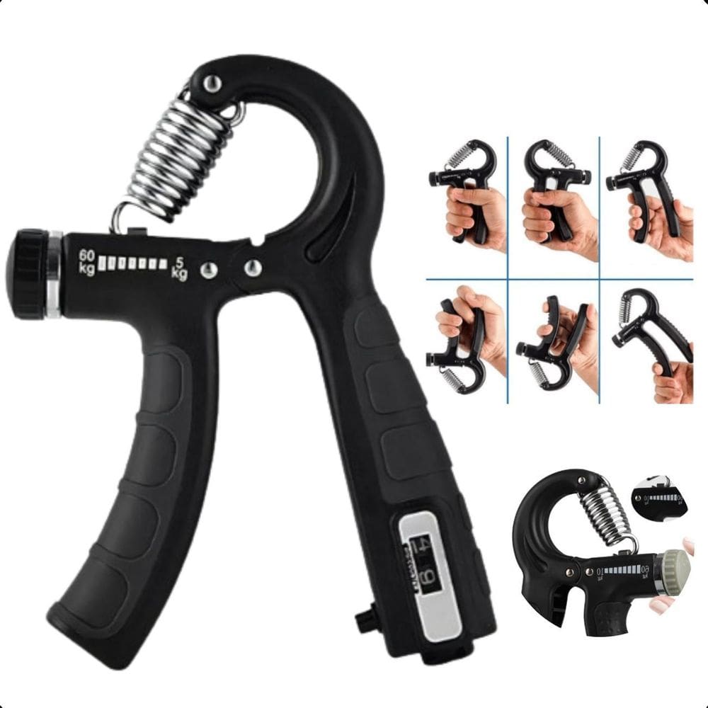 Fortalecedor Mãos  Handgrip Cor Preto E