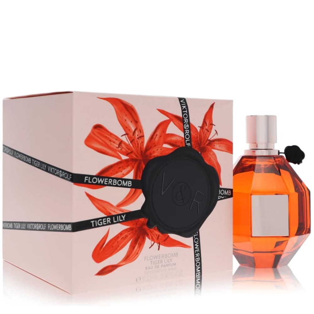 Perfume Feminino Flowerbomb Tiger Lily 100 ML Eau De Parfum Spray