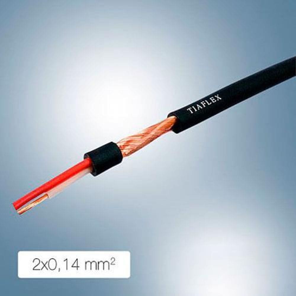 Cabo Microfone Estereo Blindagem 2X0.14 - 5 Metros