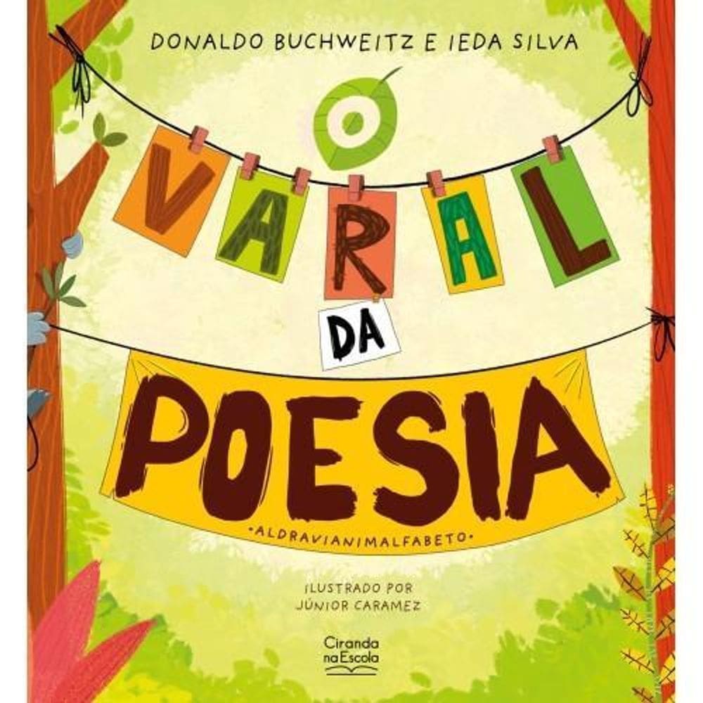 Livro Literatura Infantil - O Varal Da Poesia - Ciranda