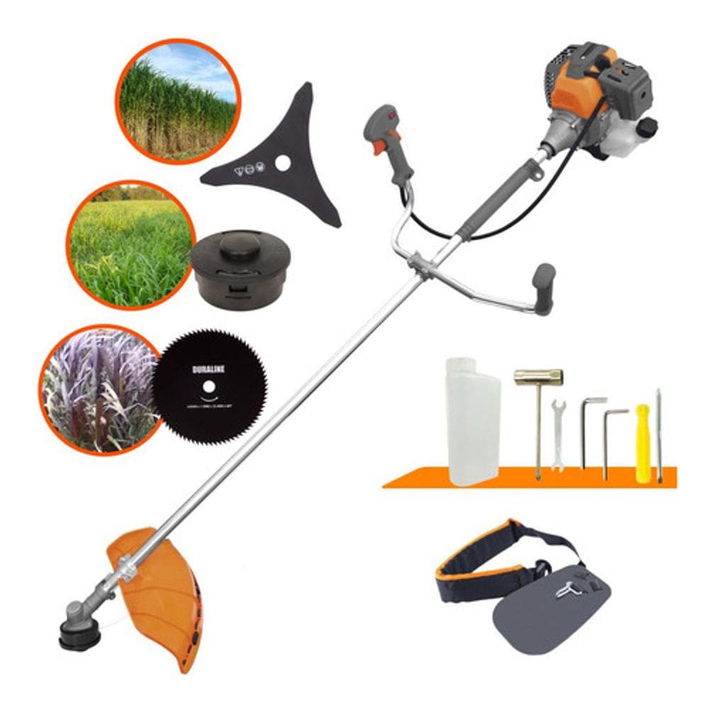 Roçadeira De Cortar Grama À Gasolina Tekna Multicortes