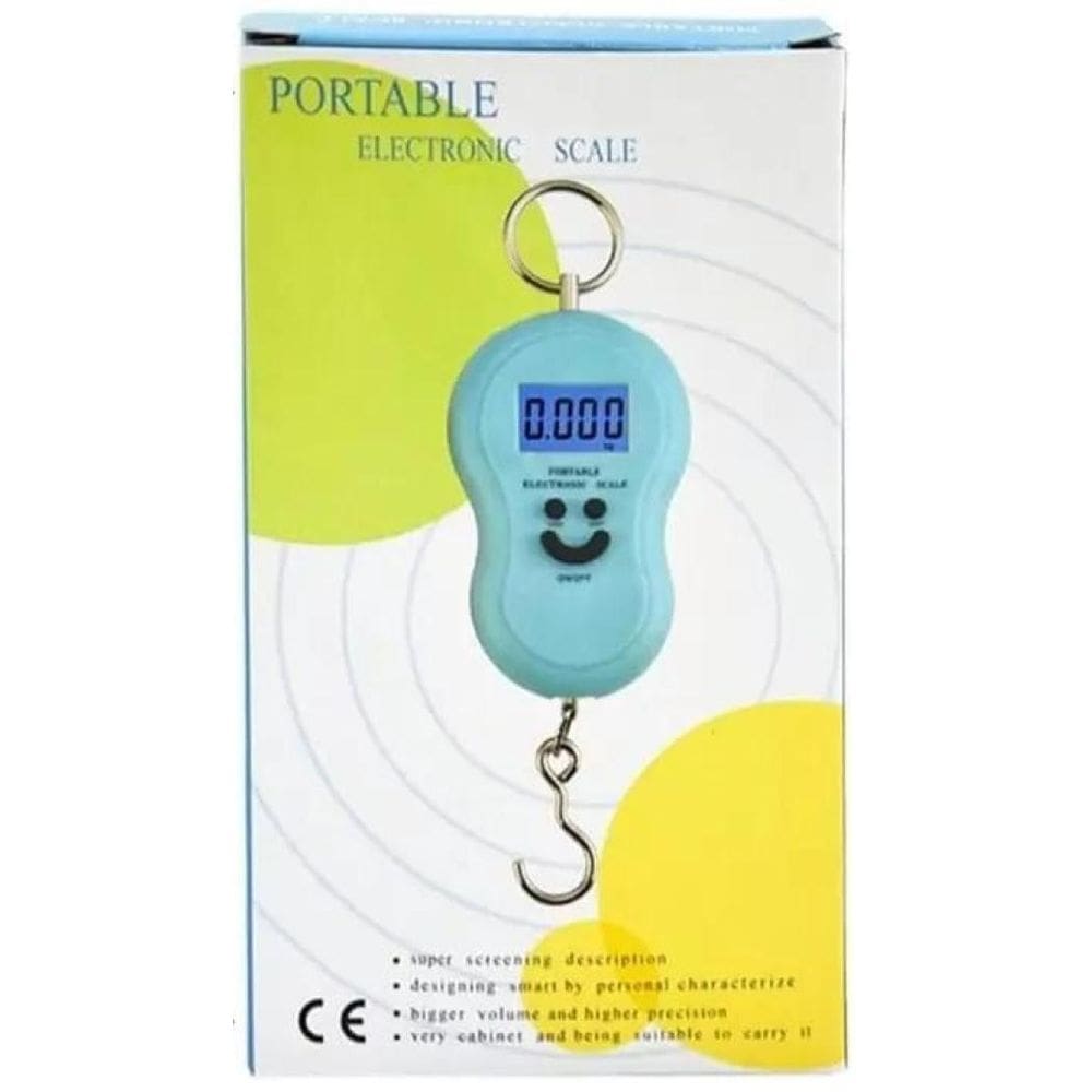 Balança Digital Portáti De Gancho Mão Com Tara 50Kg
