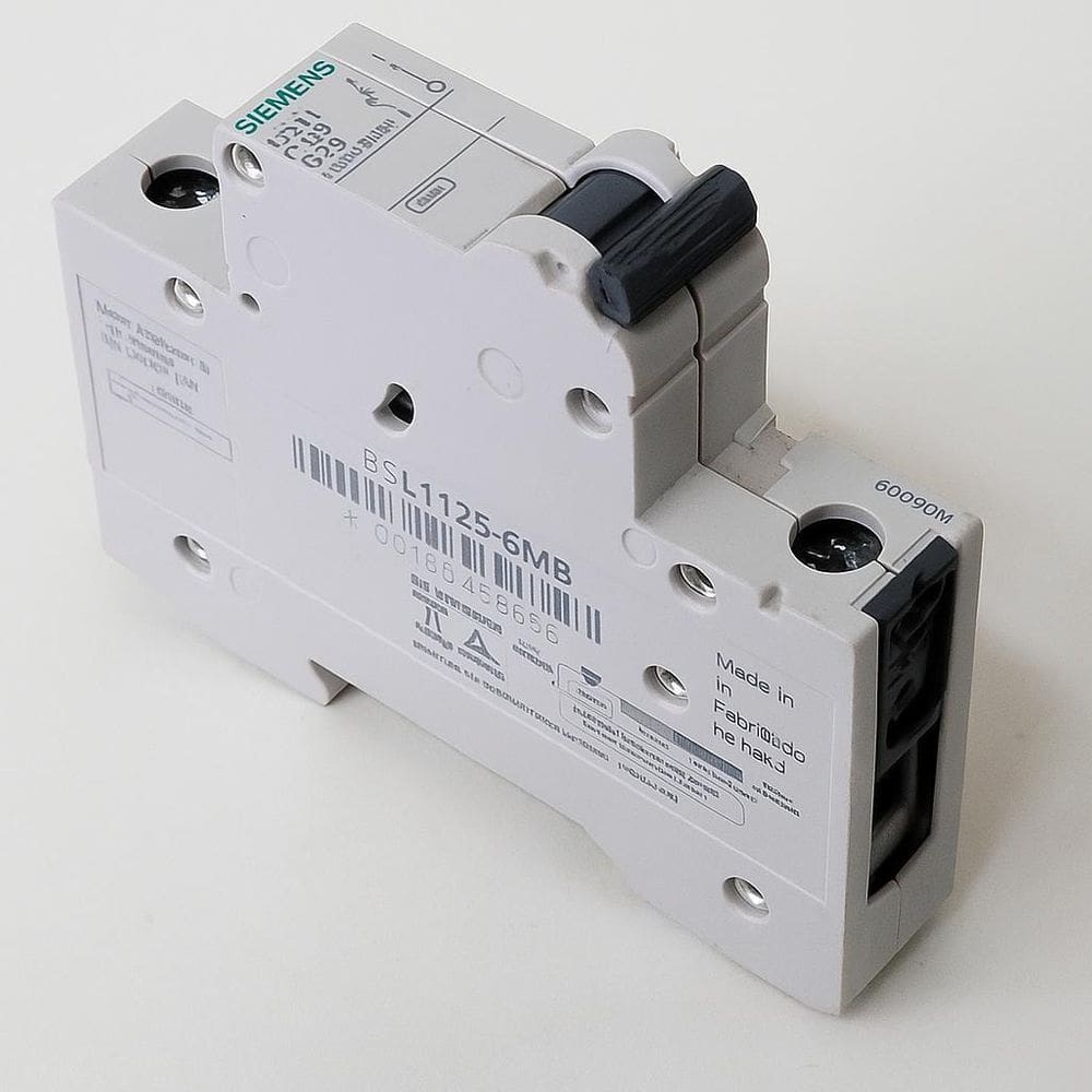 Disjuntor Interruptor Unipolar 1P Curva B 25A Siemens