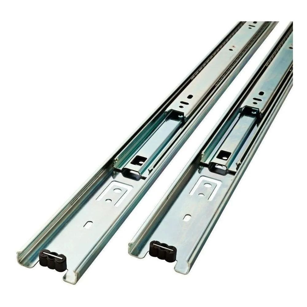 Corrediça Gaveta Trilho Telescópico Light 40Cm Par 25Kg