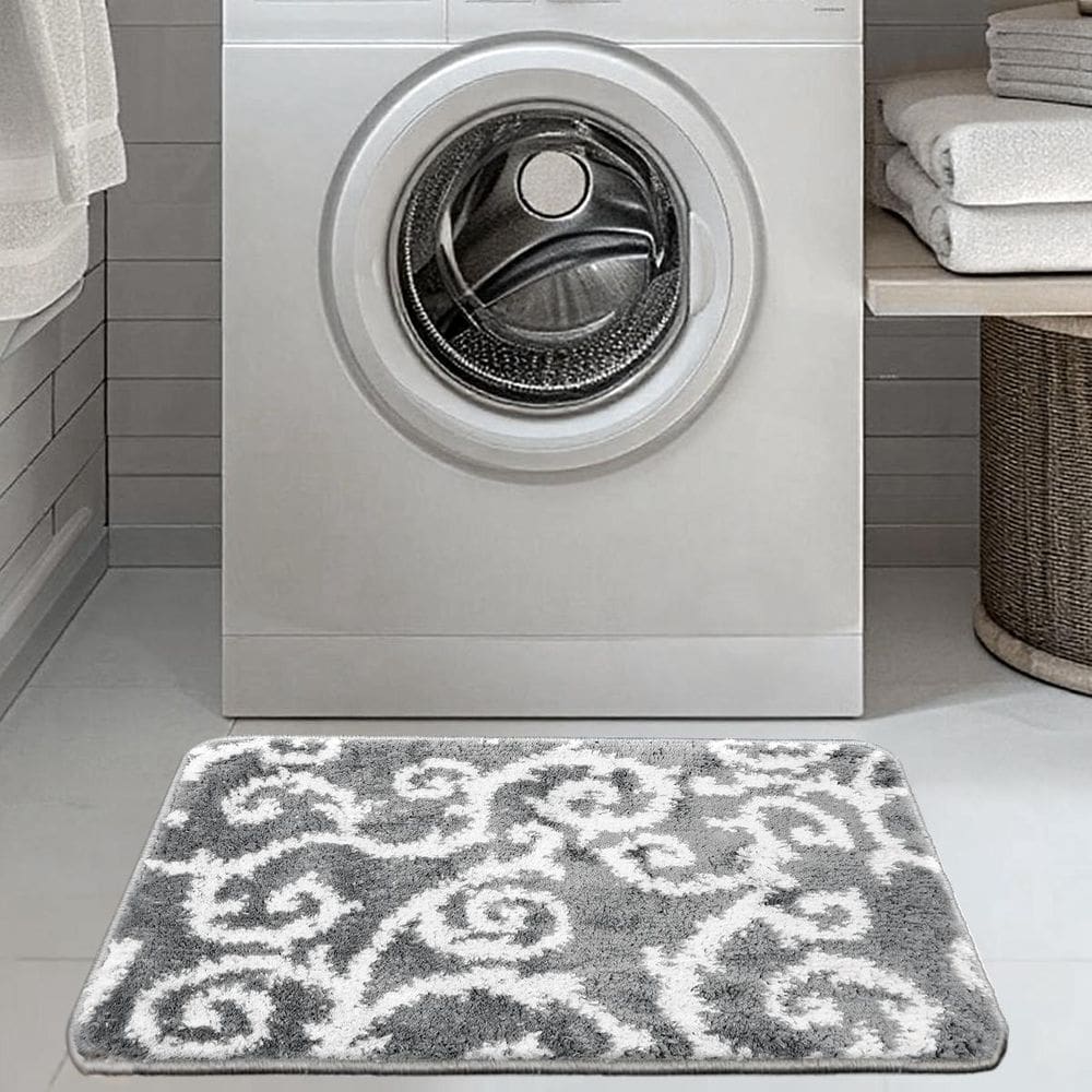 2 Tapete Lavanderia Antiderrapante Absorvente 45X65 Cozu D2