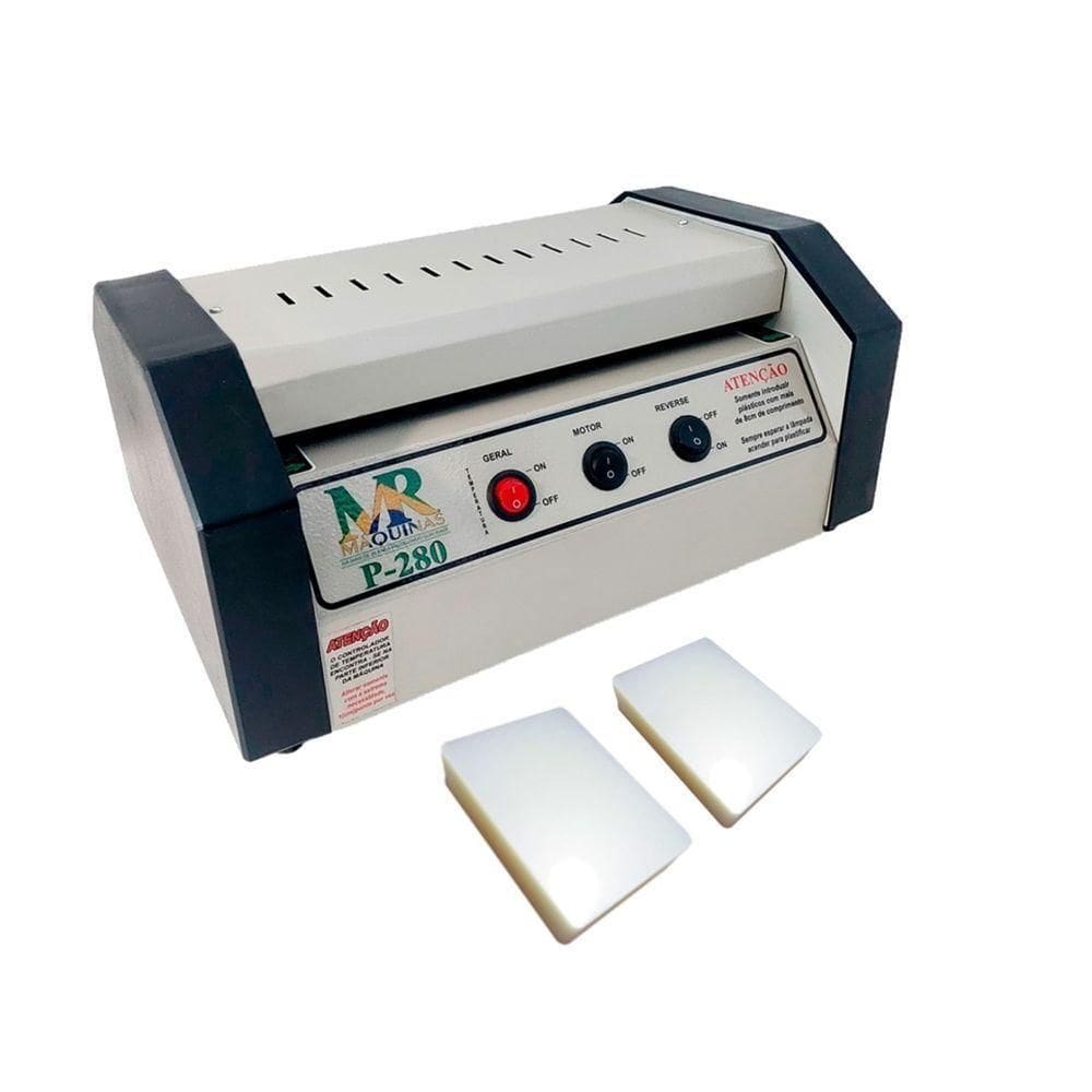 Kit Plastificadora P280 Oficio Polaseal Rg E Cpf 100un 220v