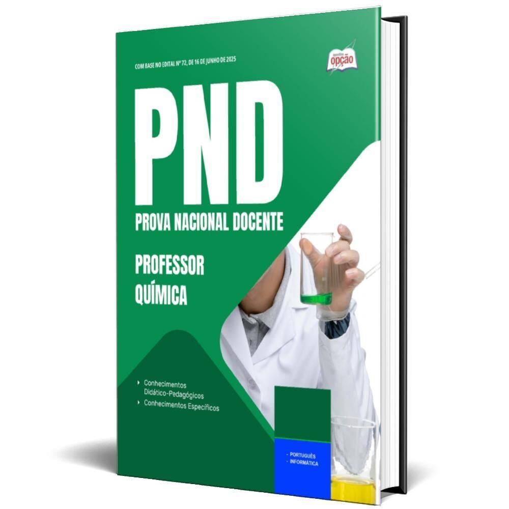 Apostila Pnd  Cnu Professores  2025 - Professor - Química