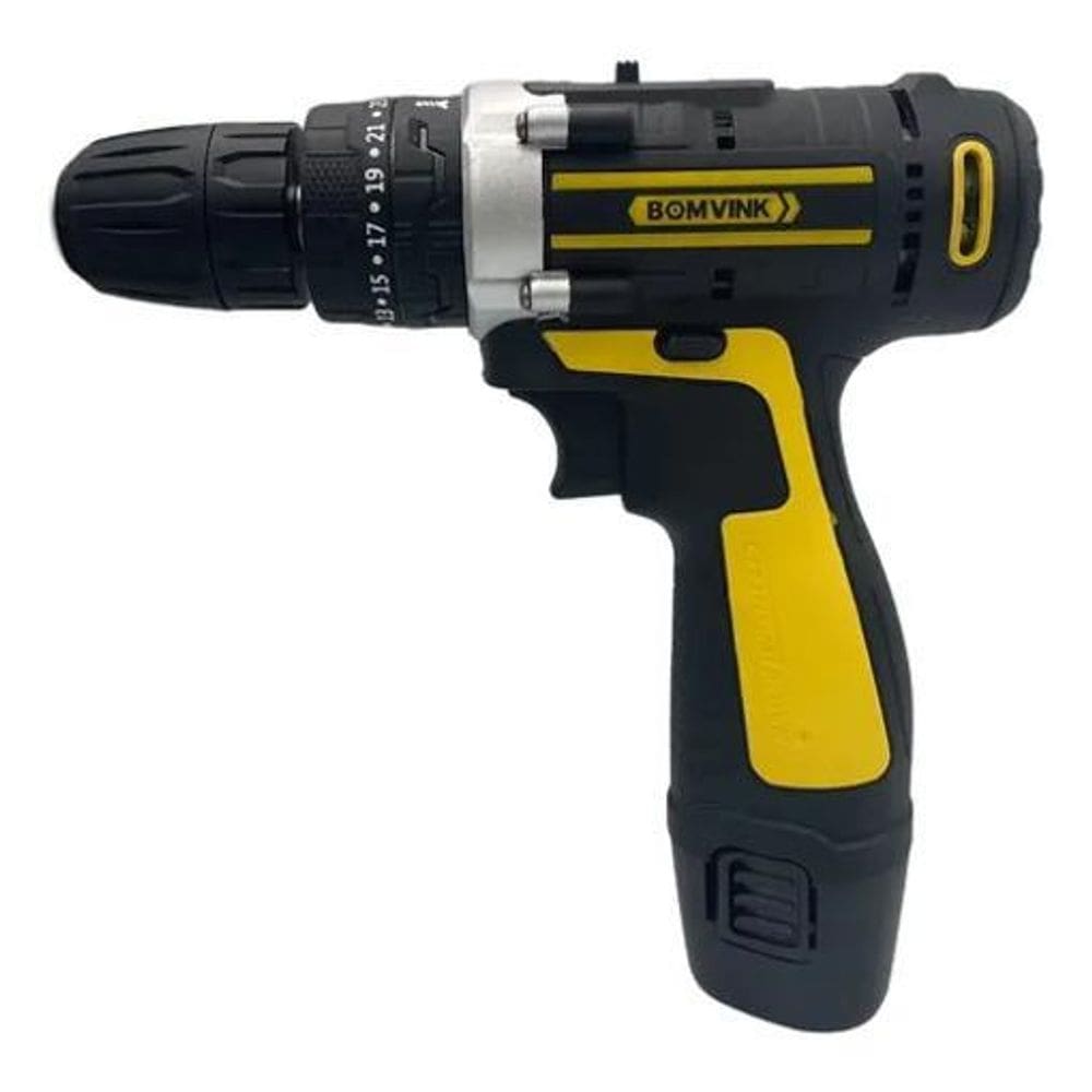 Furadeira E Parafusadeira A Bateria 12V Bomvink Bom-9968