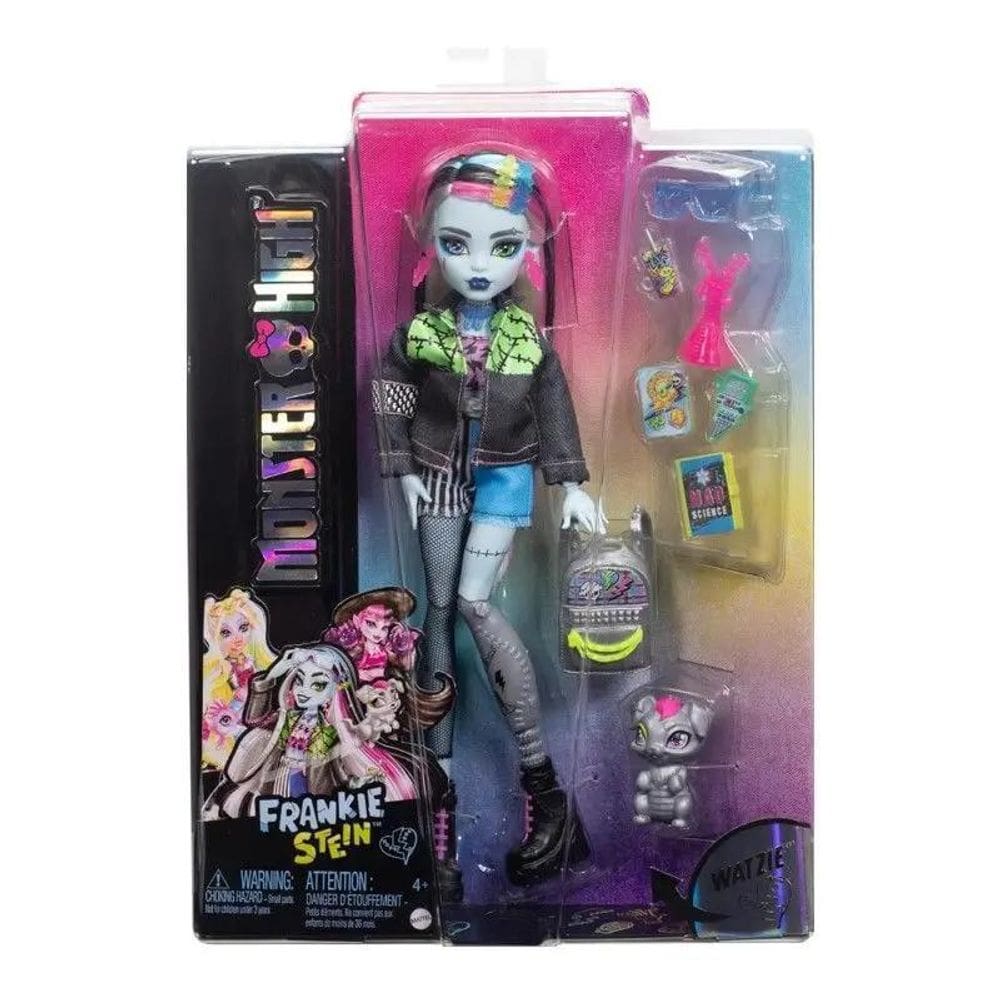 Monster High Novo Visual Com Pet Frankie Stein Mattel Hpd53