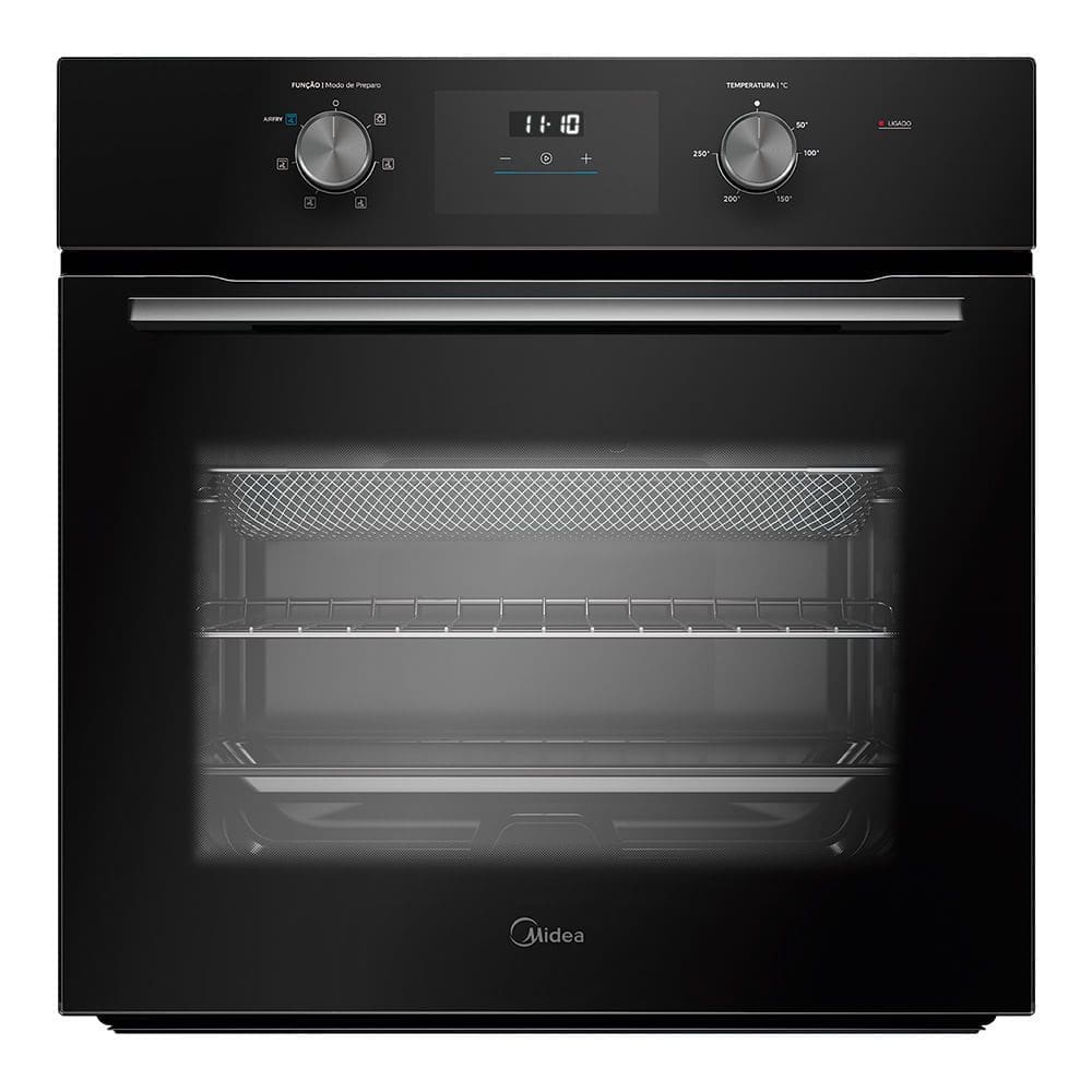 Forno Elétrico de Embutir 68L Digital com Air fryer Midea