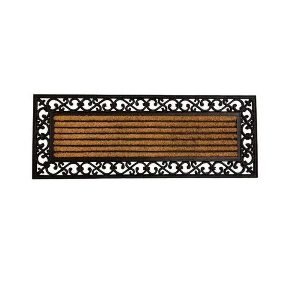 Capacho Antiderrapante Fibra de Coco Horizontal 45x120cm - Kacyumara