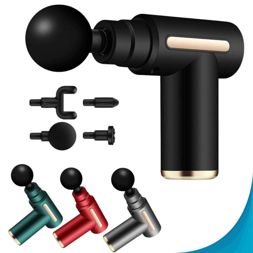 Massageador Elétrico Corporal Preto Alternado