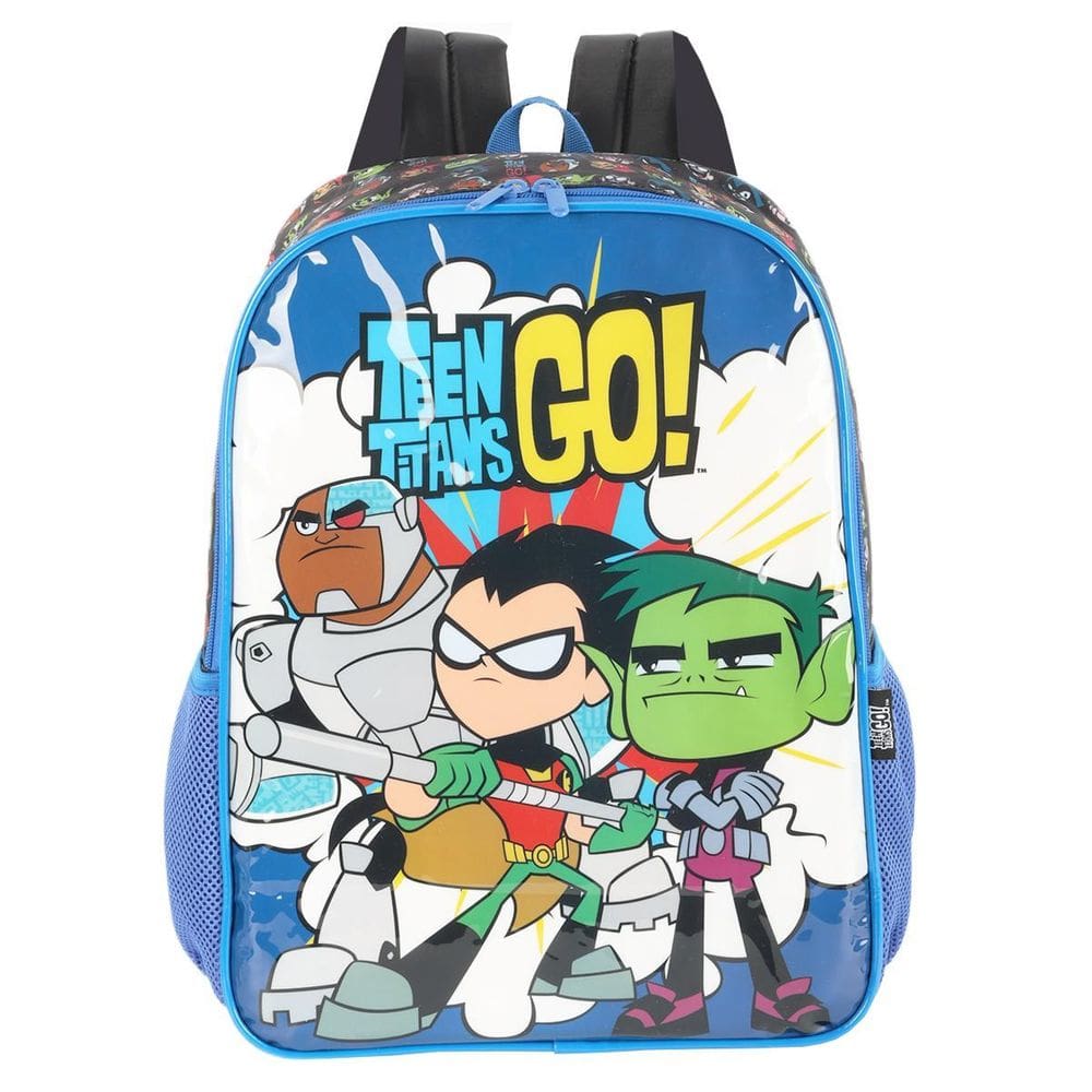 Mochila Jovens Titans Escolar Infantil De Alças Is41251Tg-Az