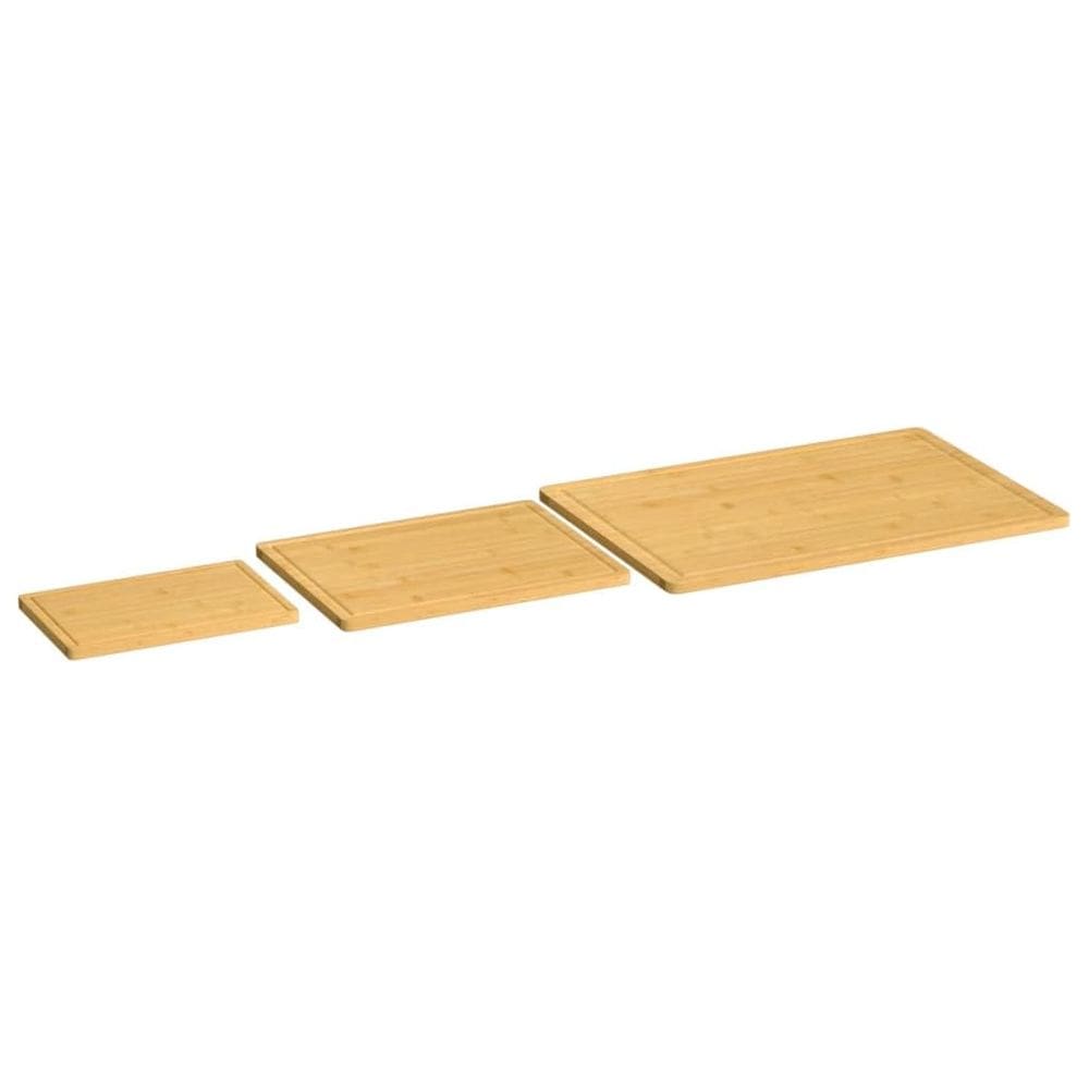 Conjunto de tábuas de corte vidaXL Bamboo, tábuas de cortar tamanho 3