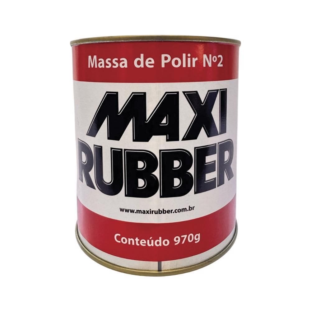 Massa De Polir N2 Maxi Rubber Polimento Automotivo 970G