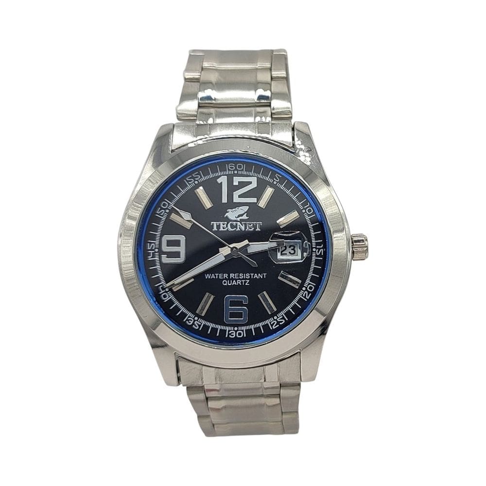 Relógio Tecnet Calendário Médio Analógico Resistente a Água