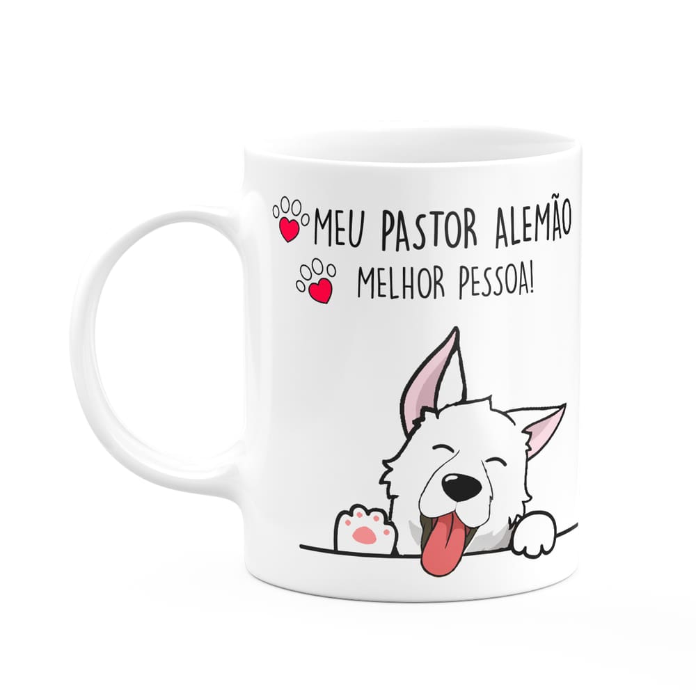 MP - Caneca Dog   Meu Pastor alema o  melhor