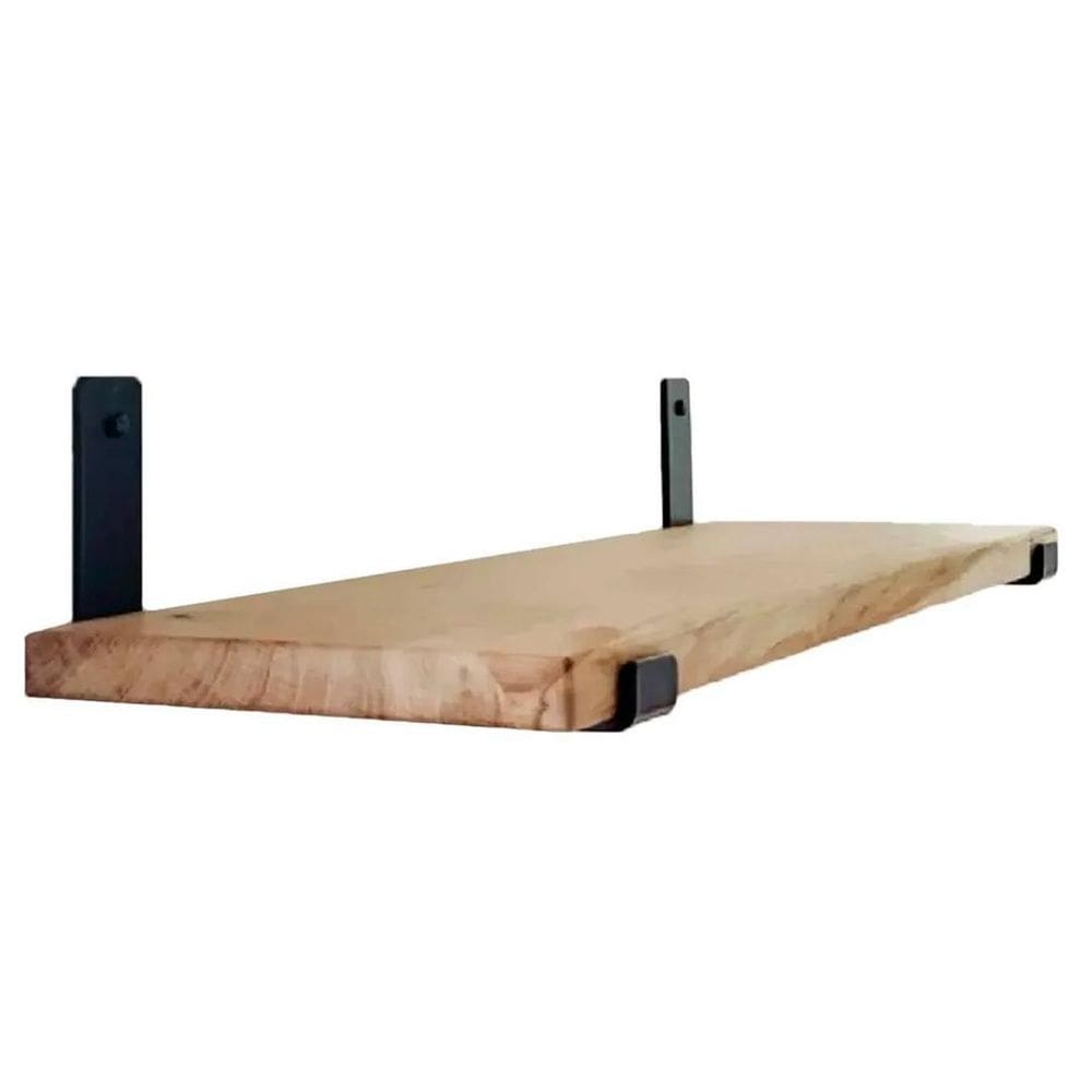 Prateleira Livros 60X20 Pinus Suporte Mão Francesa Invertida