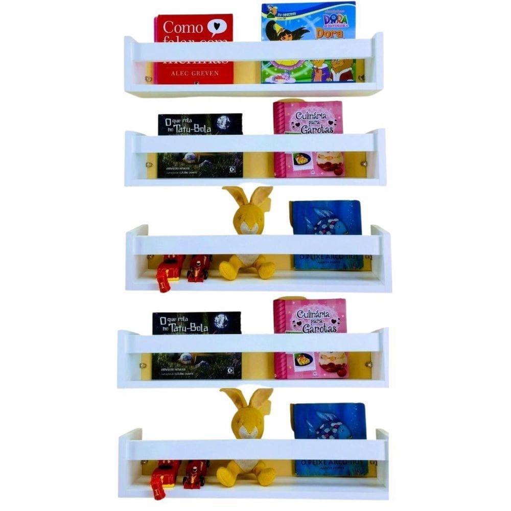 Nicho Revisteiro Biblioteca Infantil Prateleira Brinquedos