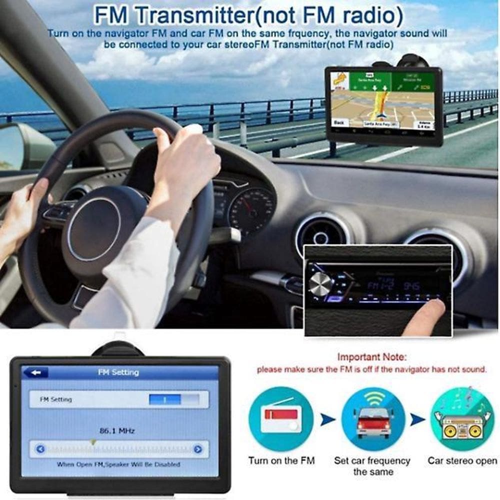 Gps Navigator 7 polegadas modelo Ljl-g700