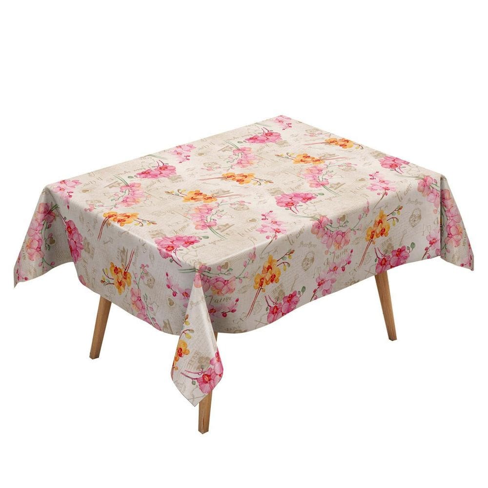 Toalha de Mesa Térmica Orquídea 2,80x1,40m PVC