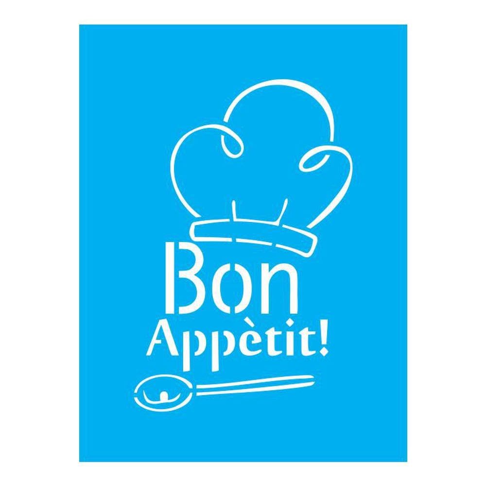 Stencil Tamako Bon Appetit - 15X20Cm - Ref 8941