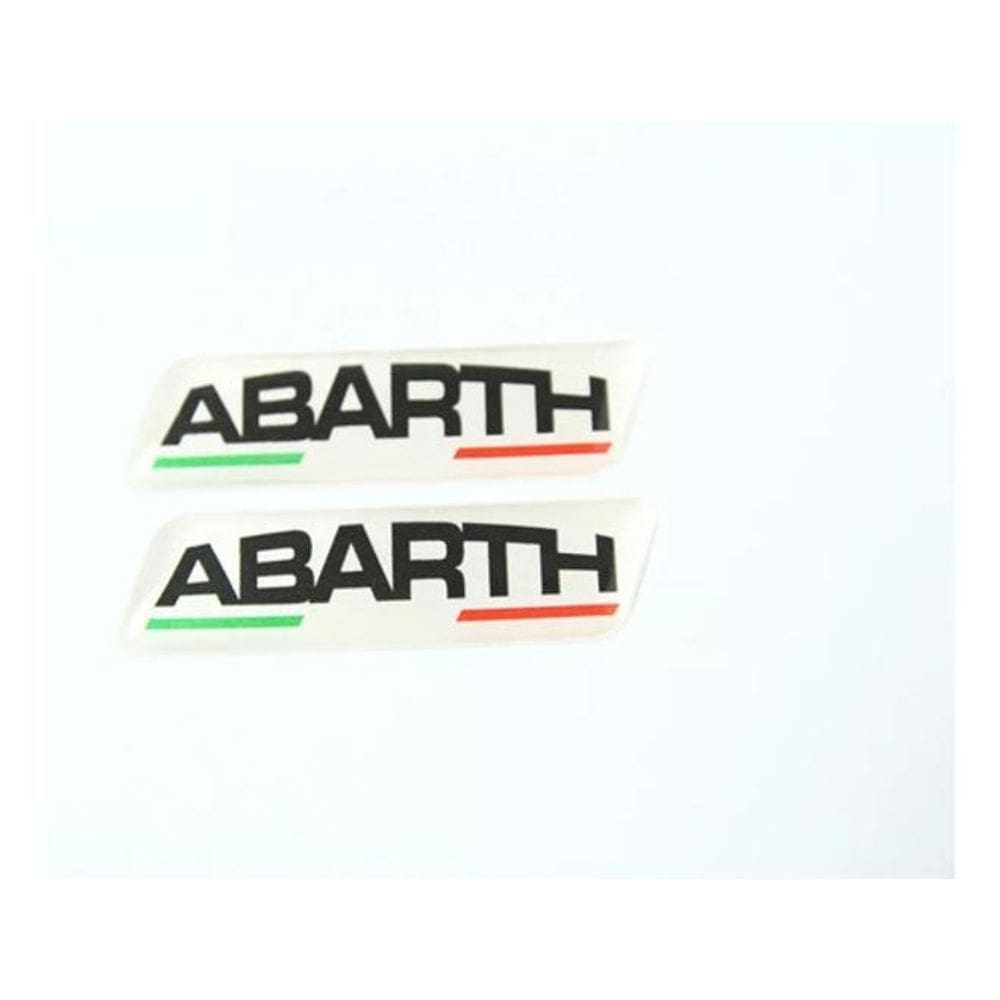 Emblema Adesivo Resinado Fiat Abarth Italia Coluna Rs03