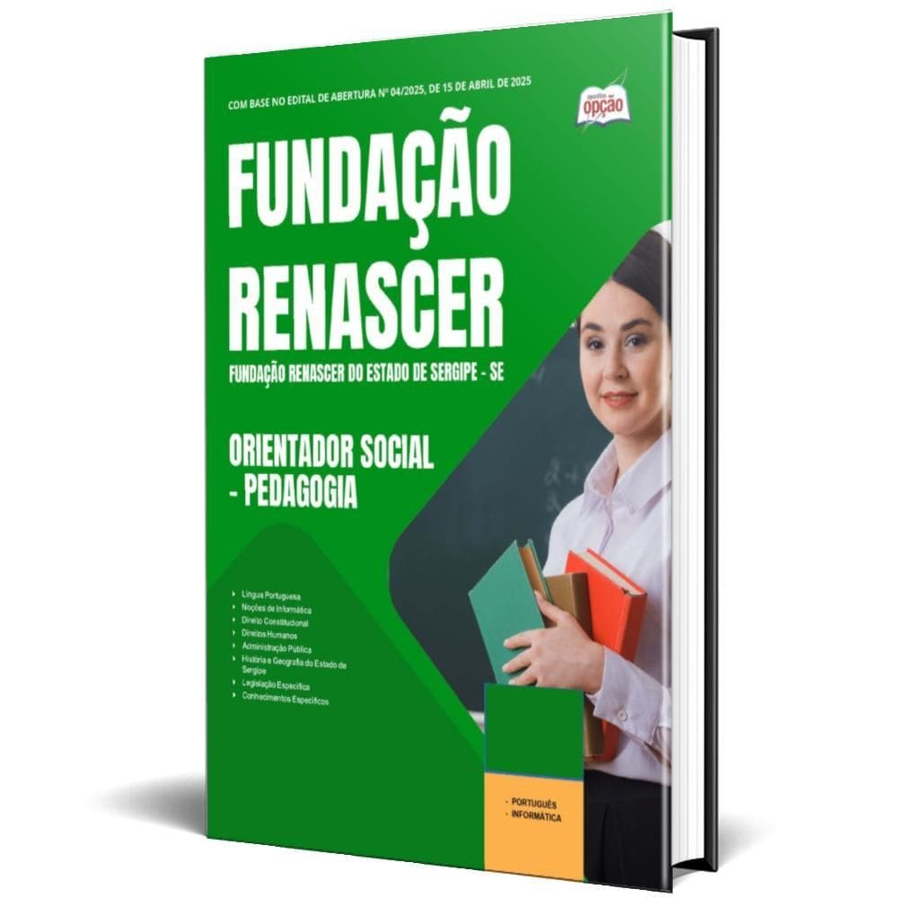 Apostila Fundação Renascer 2025 Orientador Social Pedagogia
