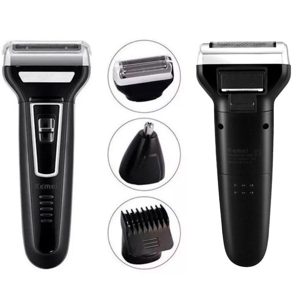Kemei 3 Em 1 Aparador De Nariz Barba E Cabelo