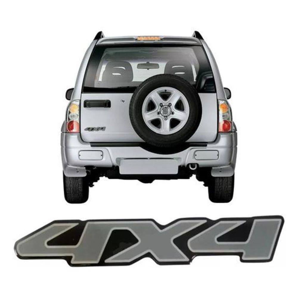 Adesivo Emblema Tracker 4X4 Resinado Trk02