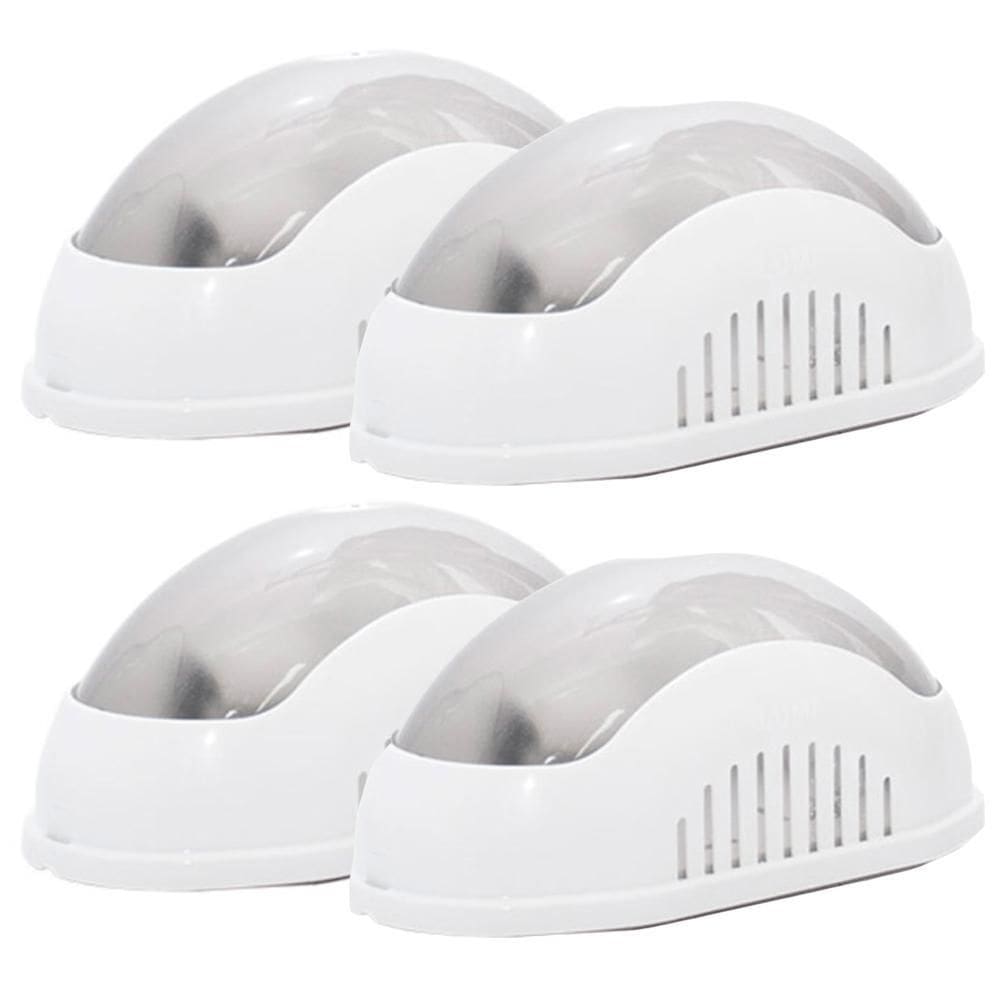 Kit 4 Luminária Arandela Tartaruga Externa Branca E27 Ilumi