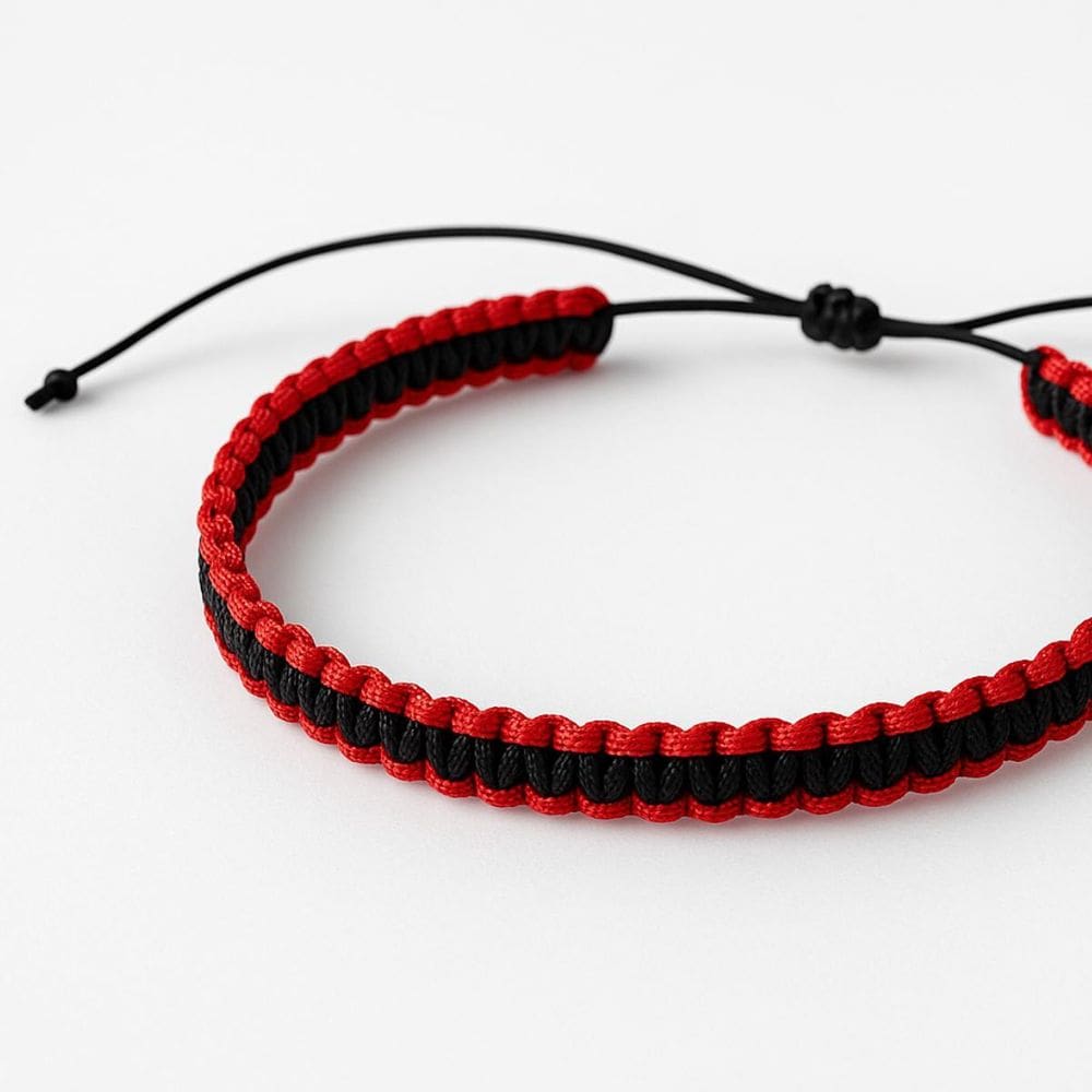 Pulseira Macramê De Pomba Gira Ajustável